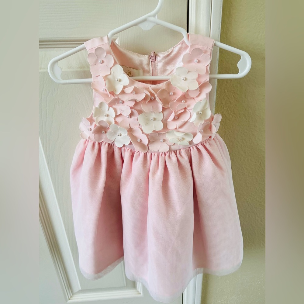 American Princess pink special occasion dress 12M